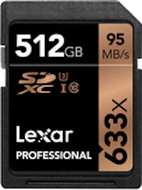 Lexar Lexar Professional 633x memoria flash 512 GB SDXC