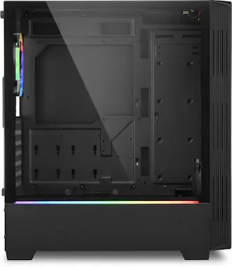 Sharkoon Sharkoon RGB LIT 100 Midi Tower Negro Sharkoon Sharkoon RGB LIT 100 Midi Tower Negro