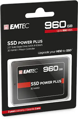 Emtec Emtec X150 Power Plus 2.5"" 960 GB Serial ATA III Emtec Emtec X150 Power Plus 2.5"" 960 GB Serial ATA III