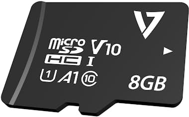 V7 V7 Tarjeta Micro-SDHC Clase 10 de 8GB + adaptador V7 V7 Tarjeta Micro-SDHC Clase 10 de 8GB + adaptador