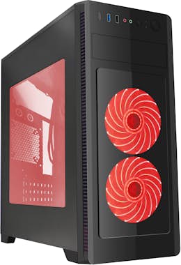Gembird Gembird ATX case Fornax 1000R - red led fans, USB Gembird Gembird ATX case Fornax 1000R - red led fans, USB