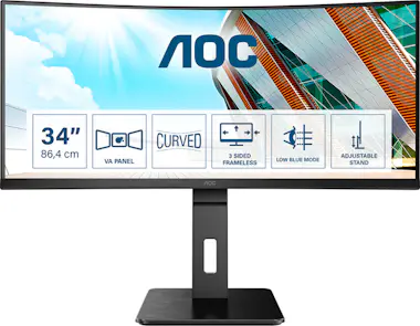 AOC AOC P2 CU34P2A LED display 86,4 cm (34"") 3440 x 1 AOC AOC P2 CU34P2A LED display 86,4 cm (34"") 3440 x 1