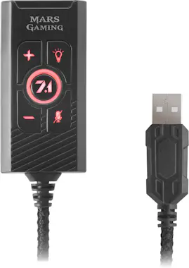 Mars Gaming Mars Gaming MSC2 tarjeta de audio 7.1 canales USB Mars Gaming Mars Gaming MSC2 tarjeta de audio 7.1 canales USB