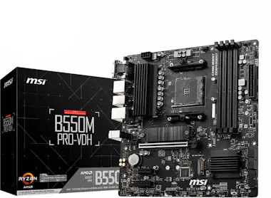 MSI MSI B550M PRO-VDH placa base AMD B550 Zócalo AM4 m MSI MSI B550M PRO-VDH placa base AMD B550 Zócalo AM4 m