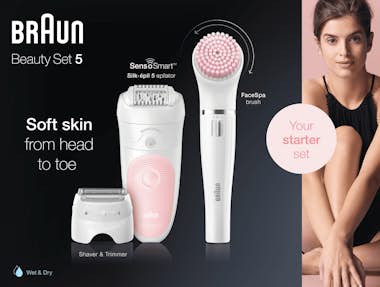 Braun Braun Silk-épil 5 Wet&Dry 81683688 depiladora 28 p Braun Braun Silk-épil 5 Wet&Dry 81683688 depiladora 28 p