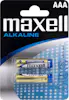Maxell Maxell LR 03 AAA Batería de un solo uso Alcalino Maxell Maxell LR 03 AAA Batería de un solo uso Alcalino