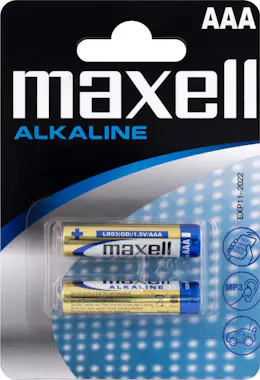 Maxell Maxell LR 03 AAA Batería de un solo uso Alcalino Maxell Maxell LR 03 AAA Batería de un solo uso Alcalino