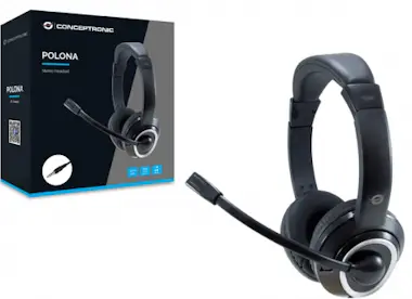 Conceptronic Conceptronic POLONA02B auricular y casco Auricular Conceptronic Conceptronic POLONA02B auricular y casco Auricular