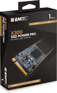 Emtec Emtec X300 M.2 1000 GB PCI Express 3.0 3D NAND NVM Emtec Emtec X300 M.2 1000 GB PCI Express 3.0 3D NAND NVM