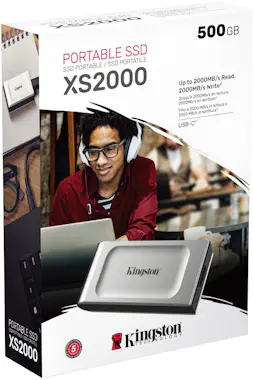 Kingston Kingston Technology XS2000 500 GB Negro, Plata Kingston Kingston Technology XS2000 500 GB Negro, Plata