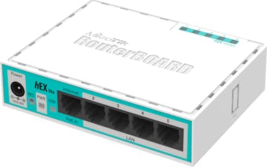 Mikrotik Mikrotik hEX lite router Blanco Mikrotik Mikrotik hEX lite router Blanco
