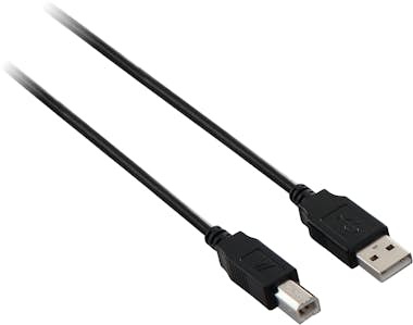 V7 V7 Cable USB negro con conector USB 2.0 A macho a V7 V7 Cable USB negro con conector USB 2.0 A macho a