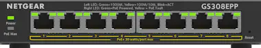 Netgear Netgear GS308EPP Gestionado L2/L3 Gigabit Ethernet Netgear Netgear GS308EPP Gestionado L2/L3 Gigabit Ethernet