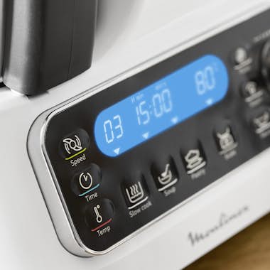 Moulinex Moulinex Click Chef HF452 1400 W 3,6 L Negro, Blan Moulinex Moulinex Click Chef HF452 1400 W 3,6 L Negro, Blan