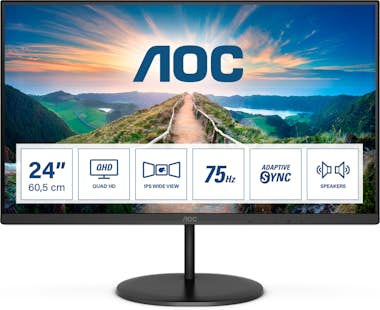 AOC AOC V4 Q24V4EA LED display 60,5 cm (23.8"") 2560 x AOC AOC V4 Q24V4EA LED display 60,5 cm (23.8"") 2560 x