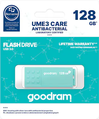 GOODRAM Goodram UME3 unidad flash USB 128 GB USB tipo A 3. GOODRAM Goodram UME3 unidad flash USB 128 GB USB tipo A 3.