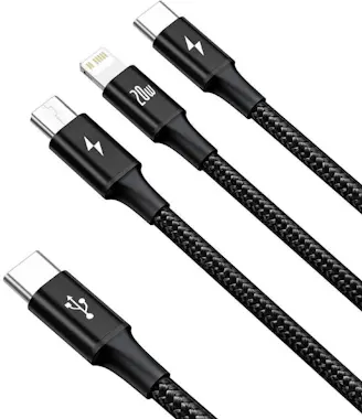 Baseus Baseus Rapid 3-in-1 cable USB 1,5 m USB A USB C.Mi Baseus Baseus Rapid 3-in-1 cable USB 1,5 m USB A USB C.Mi