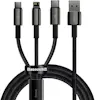 Baseus Baseus Tungsten Gold 3-in-1 cable USB 1,5 m USB 2. Baseus Baseus Tungsten Gold 3-in-1 cable USB 1,5 m USB 2.