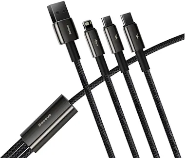 Baseus Baseus Tungsten Gold 3-in-1 cable USB 1,5 m USB 2. Baseus Baseus Tungsten Gold 3-in-1 cable USB 1,5 m USB 2.