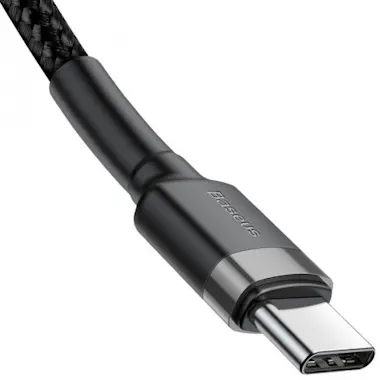 Baseus Baseus Cafule cable USB 1 m USB C Negro, Gris Baseus Baseus Cafule cable USB 1 m USB C Negro, Gris
