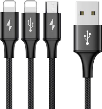 Baseus Baseus CAMLL-SU01 cable USB 1,2 m USB A Negro Baseus Baseus CAMLL-SU01 cable USB 1,2 m USB A Negro