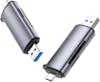 Ugreen Ugreen 50706 lector de tarjeta USB/Micro-USB Plata Ugreen Ugreen 50706 lector de tarjeta USB/Micro-USB Plata