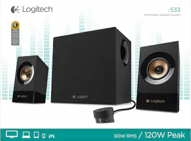 Logitech Logitech Z533 60 W Negro 2.1 canales Logitech Logitech Z533 60 W Negro 2.1 canales