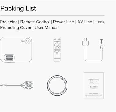 Xiaomi XIAOMI Proyector 720P compatible con 300 ANSI lúme Xiaomi XIAOMI Proyector 720P compatible con 300 ANSI lúme