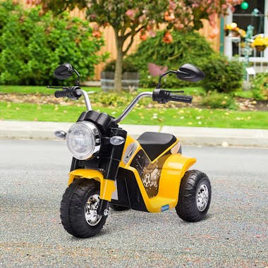 HOMCOM Moto Eléctrica Infantil con 3 Ruedas Triciclo a Ba HOMCOM Moto Eléctrica Infantil con 3 Ruedas Triciclo a Ba