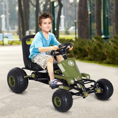 HOMCOM HomCom Go Kart Coche de Pedales Racing Deportivo c HOMCOM HomCom Go Kart Coche de Pedales Racing Deportivo c