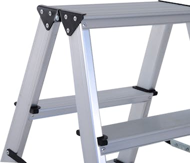 HOMCOM HomCom® Escalera de Tijera Aluminio Plegable Escal HOMCOM HomCom® Escalera de Tijera Aluminio Plegable Escal