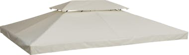 Outsunny Cubierta Superior Reemplazo para Toldo 3x4m de Rep Outsunny Cubierta Superior Reemplazo para Toldo 3x4m de Rep
