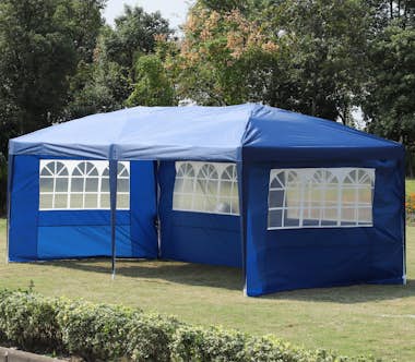 Outsunny Carpa Pabellon 5,91x2,97x2,55 metros Plegable 4 Pa Outsunny Carpa Pabellon 5,91x2,97x2,55 metros Plegable 4 Pa