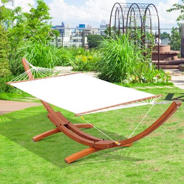 Outsunny Hamaca de Madera para 2 Personas Carga Máxima 180k Outsunny Hamaca de Madera para 2 Personas Carga Máxima 180k