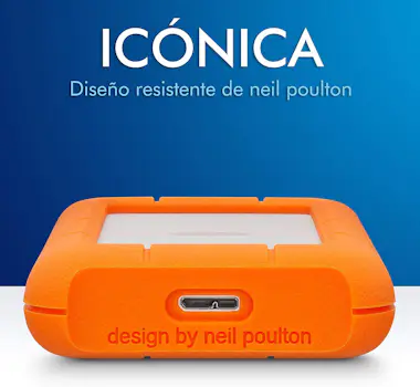 Lacie STJJ5000400 Rugged Mini Disco Duro Externo 5 TB US Lacie STJJ5000400 Rugged Mini Disco Duro Externo 5 TB US