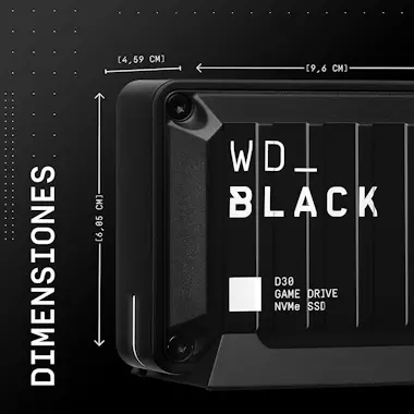 WD BATL0020BBK-WESN D30 Disco Duro Externo 2 TB Compa WD BATL0020BBK-WESN D30 Disco Duro Externo 2 TB Compa