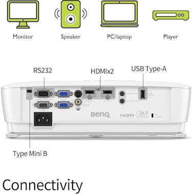 Benq MW536 Proyector SVGA DLP 4000 Lúmenes ANSI Doble H Benq MW536 Proyector SVGA DLP 4000 Lúmenes ANSI Doble H