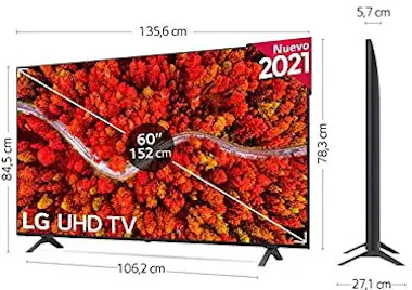 LG 60UP8000 Televisor 60 Pulgadas 4K UHD Quad Core HD LG 60UP8000 Televisor 60 Pulgadas 4K UHD Quad Core HD