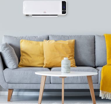 HOMCOM Calefactor Cerámico de Pared 1000/2000W con Mando HOMCOM Calefactor Cerámico de Pared 1000/2000W con Mando