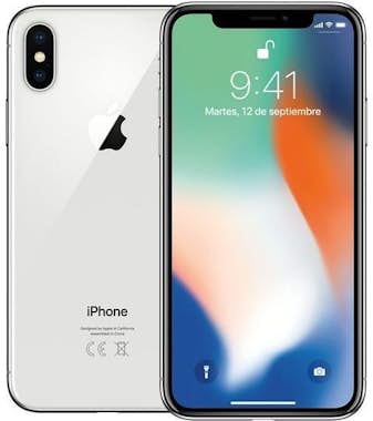 Apple IPhone X 64GB, Plata, A+ Apple IPhone X 64GB, Plata, A+