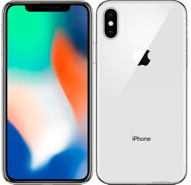 Apple IPhone X 64GB, Plata, A+ Apple IPhone X 64GB, Plata, A+