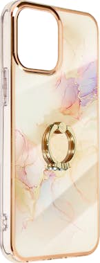Avizar Carcasa iPhone 12 Anillo Sujeción Diseño Mármol - Avizar Carcasa iPhone 12 Anillo Sujeción Diseño Mármol -
