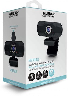 Urban Factory Urban Factory WEBEE cámara web 20 MP 1920 x 1080 P Urban Factory Urban Factory WEBEE cámara web 20 MP 1920 x 1080 P