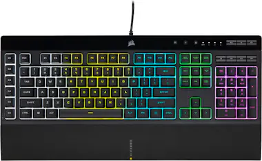 Corsair Corsair K55 RGB PRO teclado USB QWERTY Español Neg Corsair Corsair K55 RGB PRO teclado USB QWERTY Español Neg