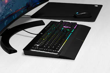 Corsair Corsair K55 RGB PRO teclado USB QWERTY Español Neg Corsair Corsair K55 RGB PRO teclado USB QWERTY Español Neg