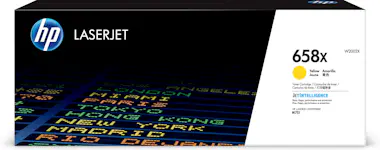HP HP Cartucho de tóner Original LaserJet 658X amaril HP HP Cartucho de tóner Original LaserJet 658X amaril