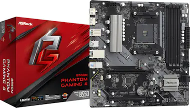 Asrock Asrock B550M Phantom Gaming 4 AMD B550 Zócalo AM4 Asrock Asrock B550M Phantom Gaming 4 AMD B550 Zócalo AM4