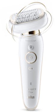 Braun Braun Silk-épil 9 Flex 40 pinzas Blanco, Oro Braun Braun Silk-épil 9 Flex 40 pinzas Blanco, Oro