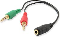 Ewent Ewent EC1642 cable de audio 0,15 m 3,5mm 2 x 3.5mm