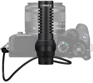 Canon Canon DM-E100 Negro Micrófono para cámara digital Canon Canon DM-E100 Negro Micrófono para cámara digital